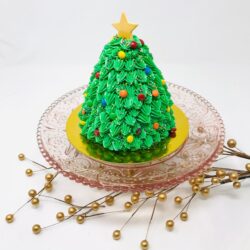 Mini Christmas Tree Cake #21